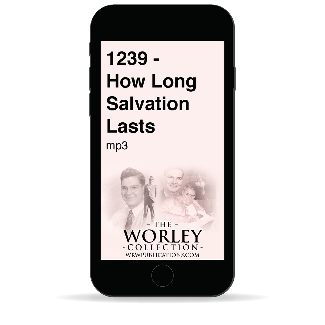 1239 - How Long Salvation Lasts