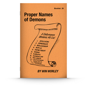 Booklet 28: Proper Names of Demons